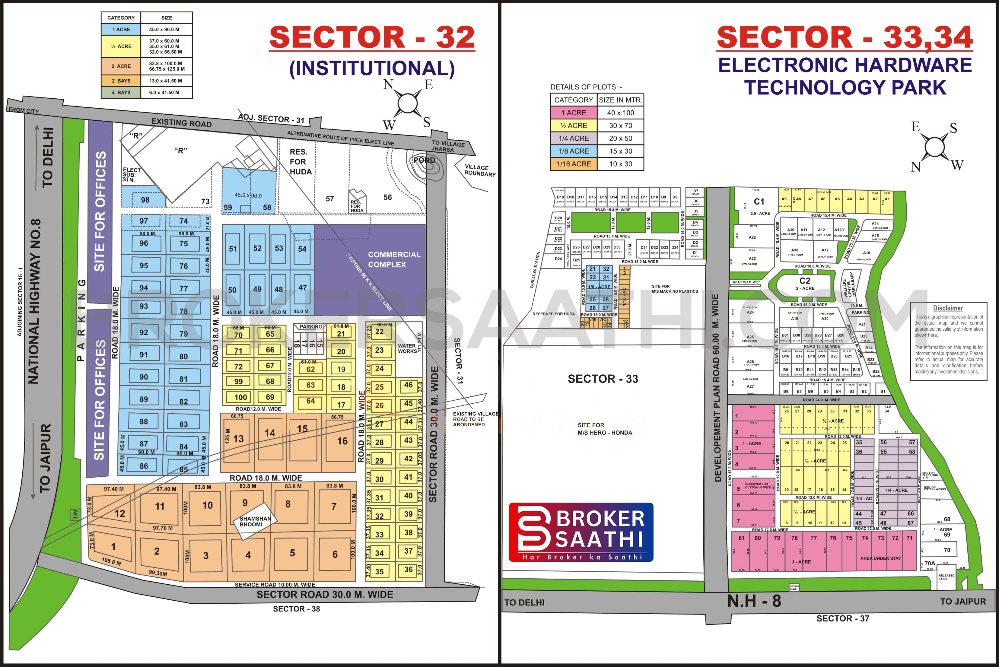 Gurgaon - Sector 32 Map