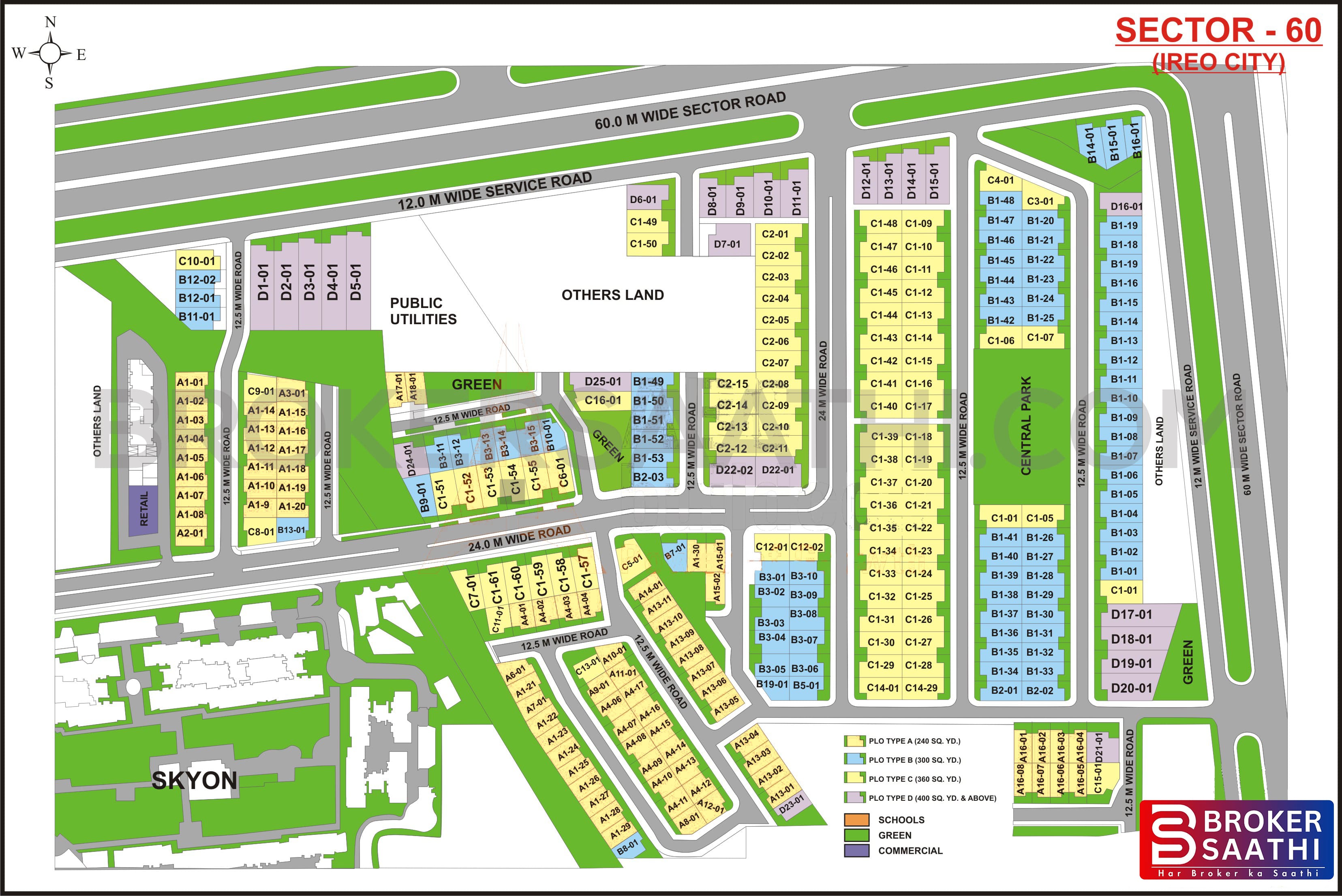 Gurgaon - Sector 60 Map