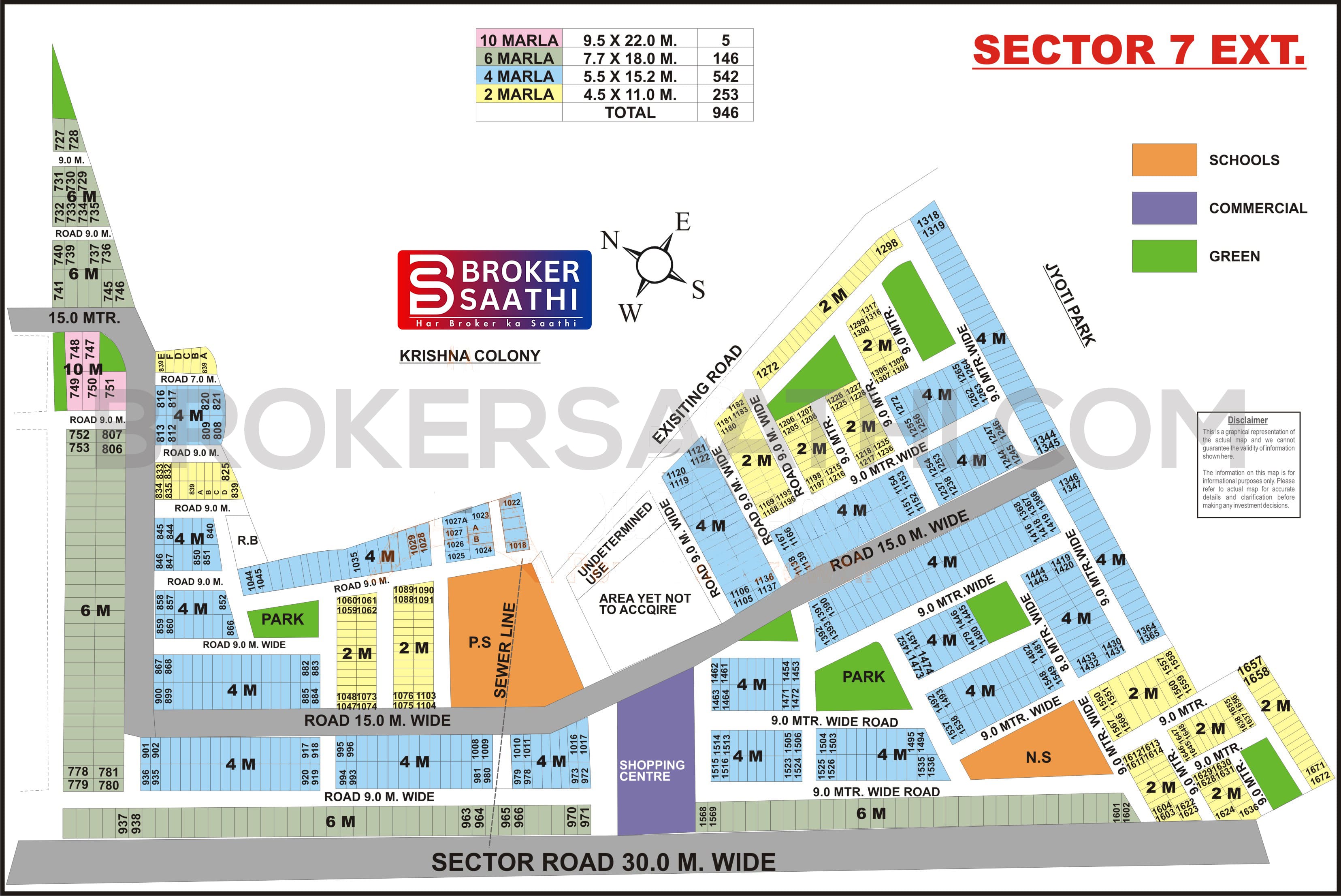 Gurgaon - Sector 7 Ext. Map