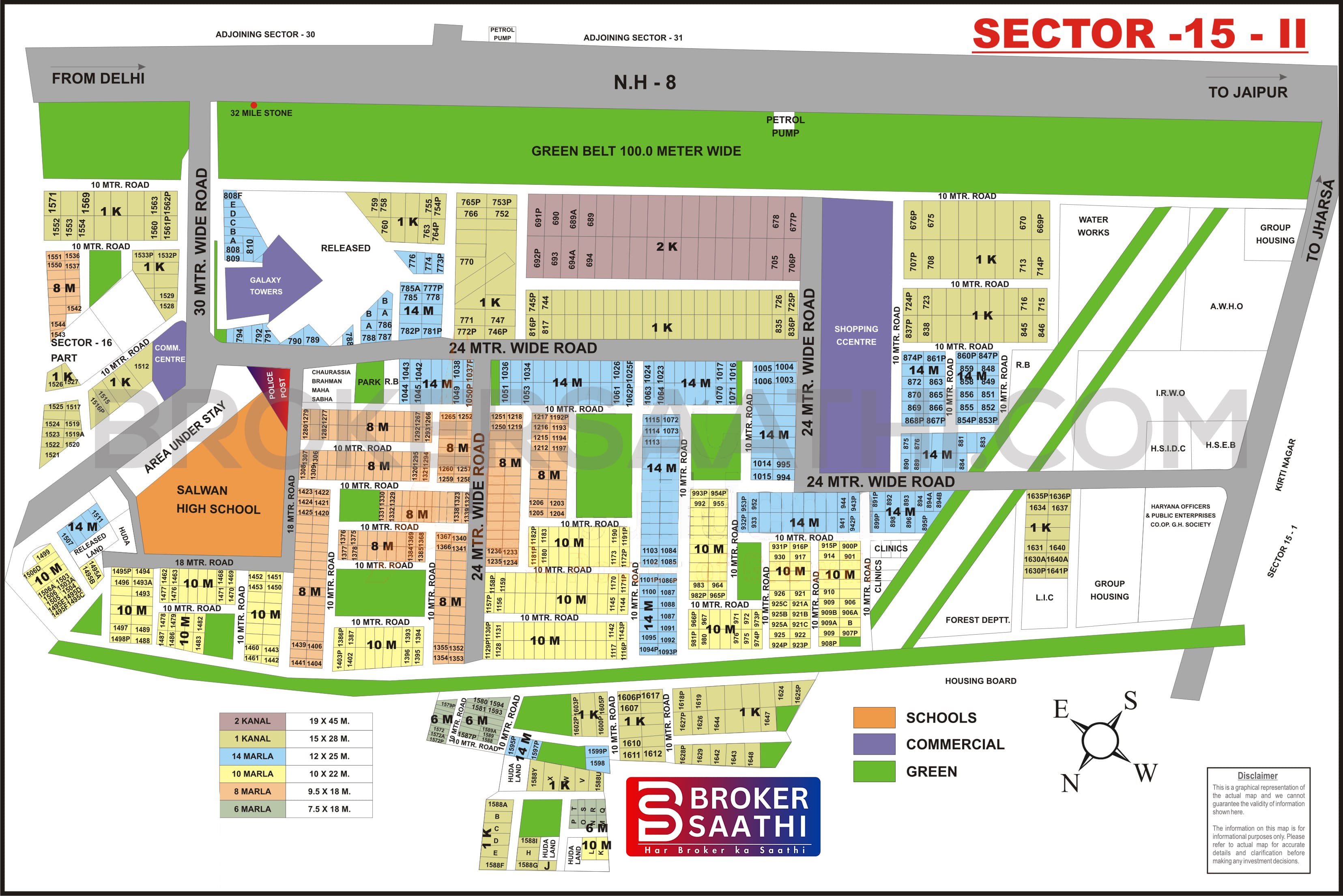 Gurgaon - Sector 15 (2) Map