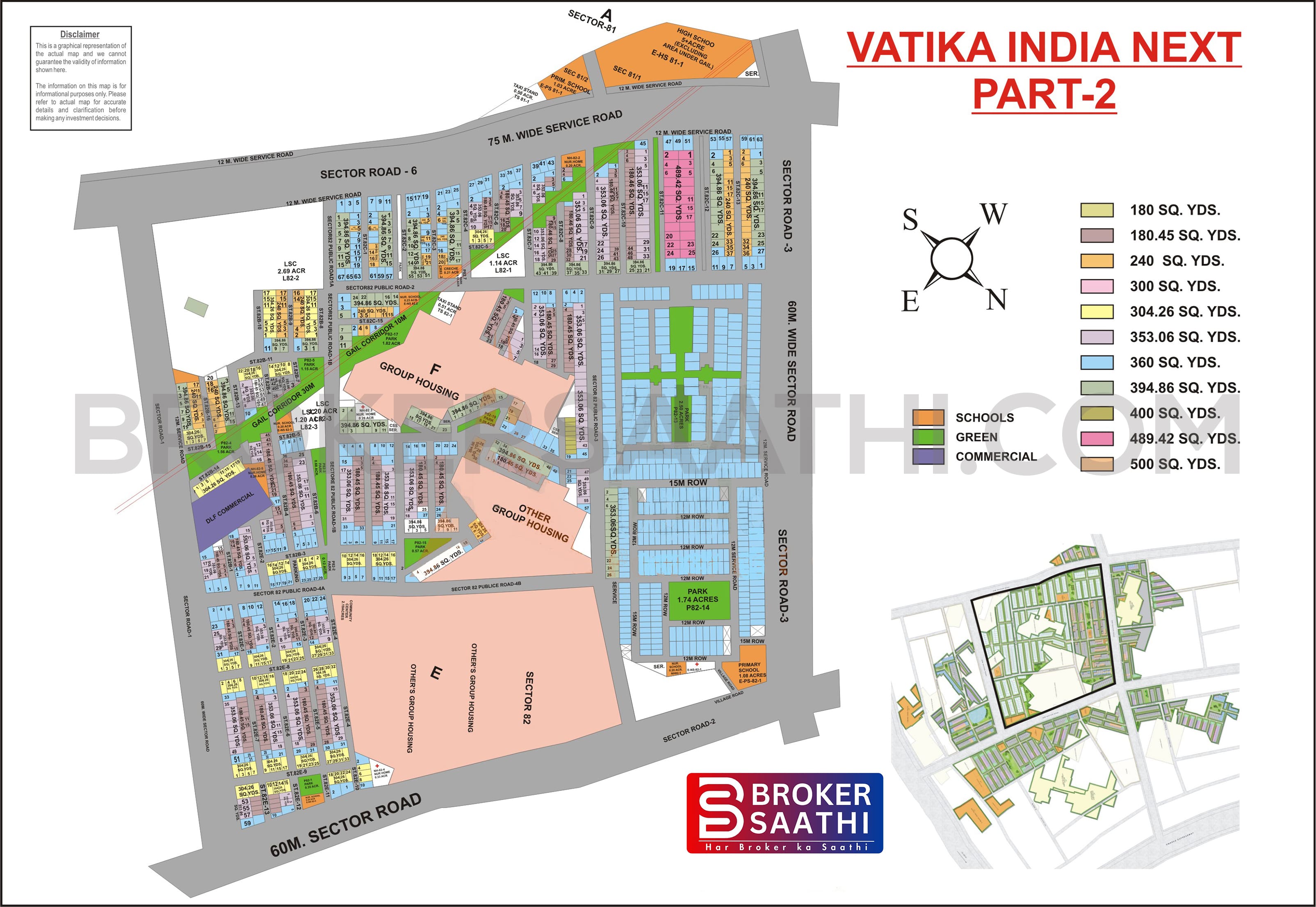 Gurgaon - Vatika India Next -2 Map