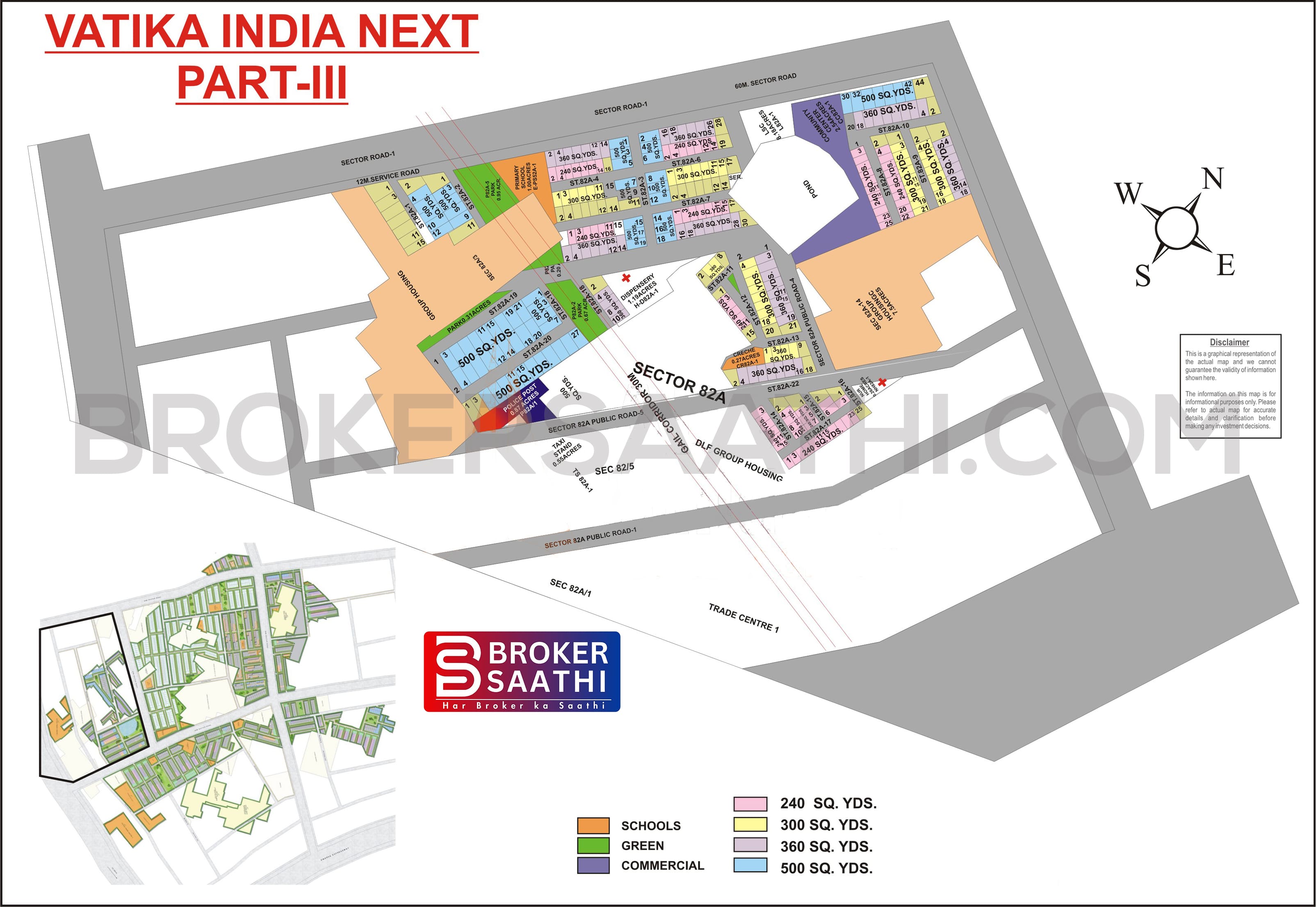 Gurgaon - Vatika India Next -3 Map