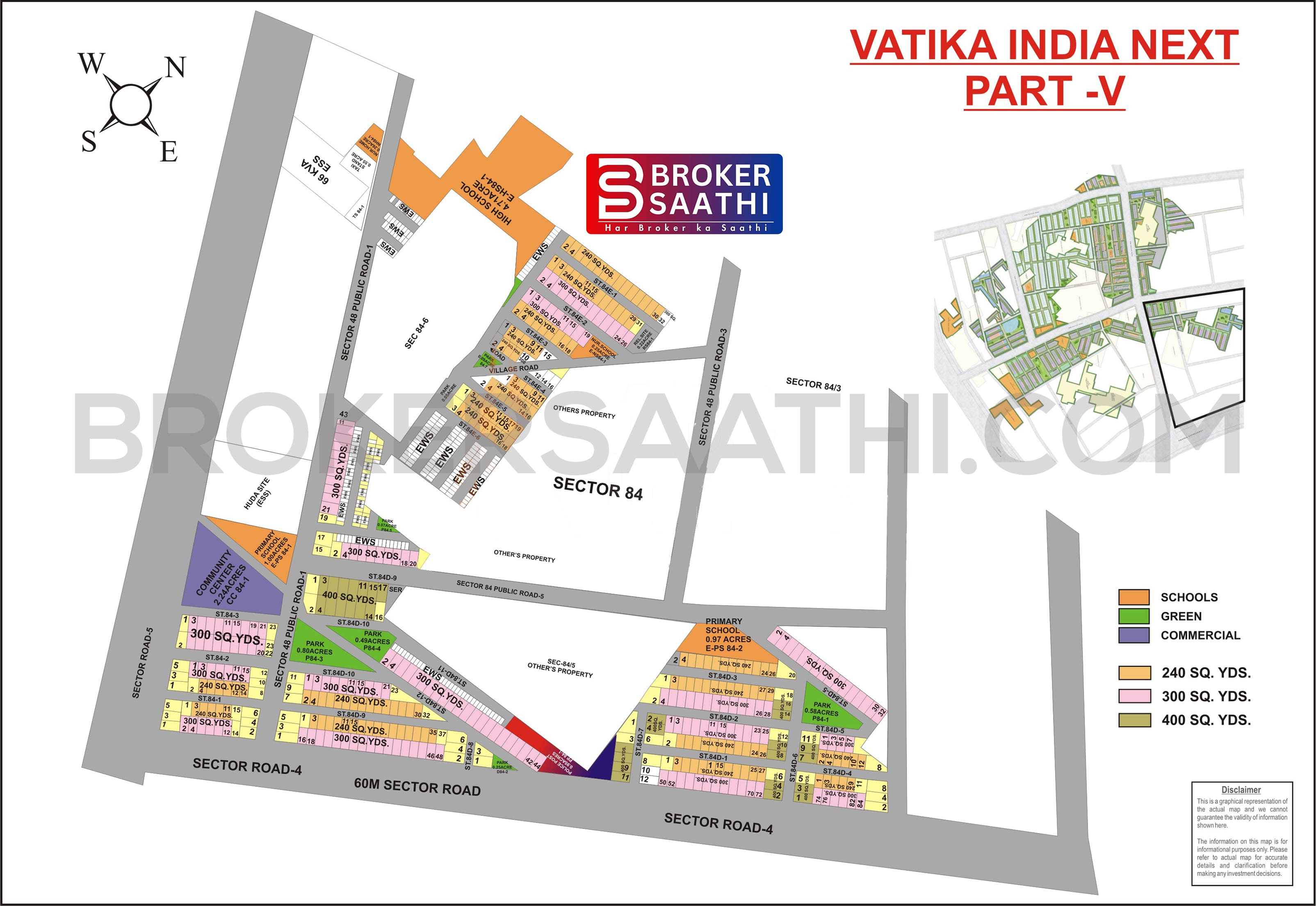 Gurgaon - Vatika India Next -5 Map