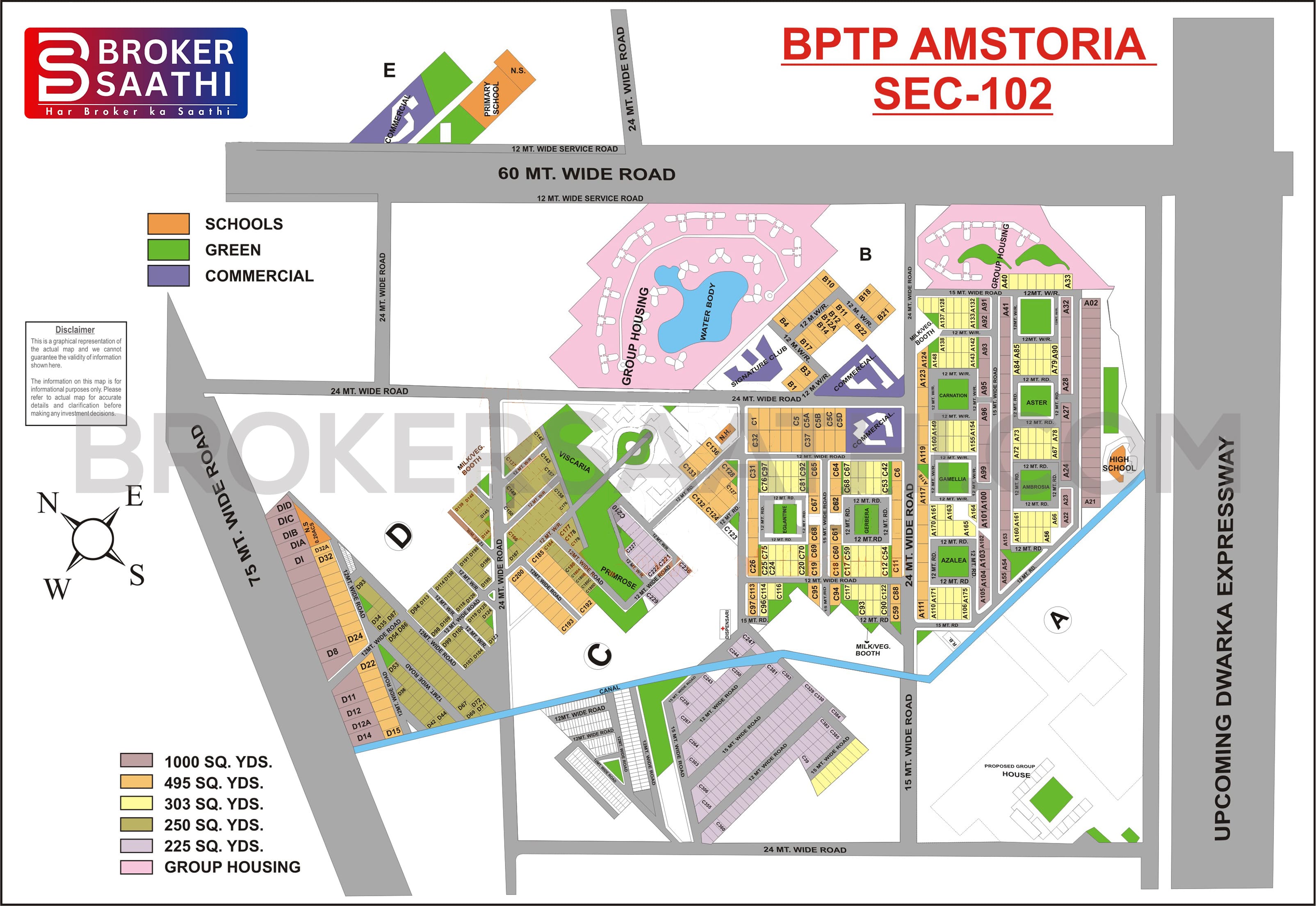 Gurgaon - BPTP Amstoria Map