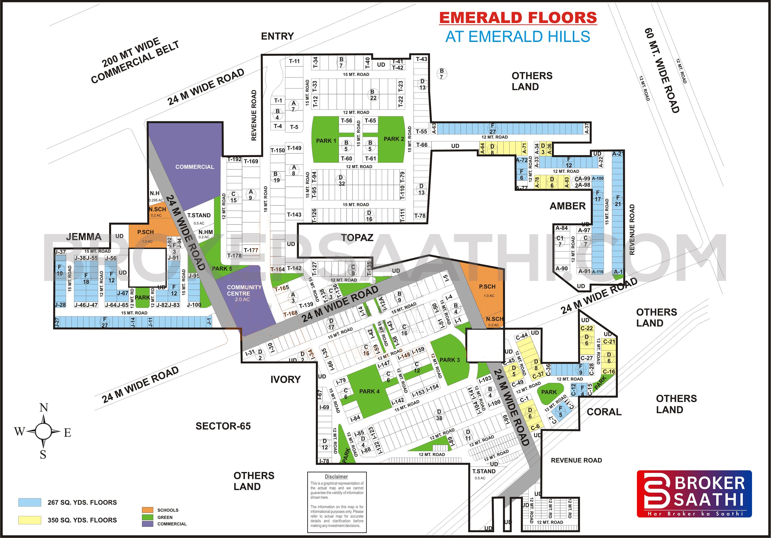 Gurgaon - Emerald Hills Map