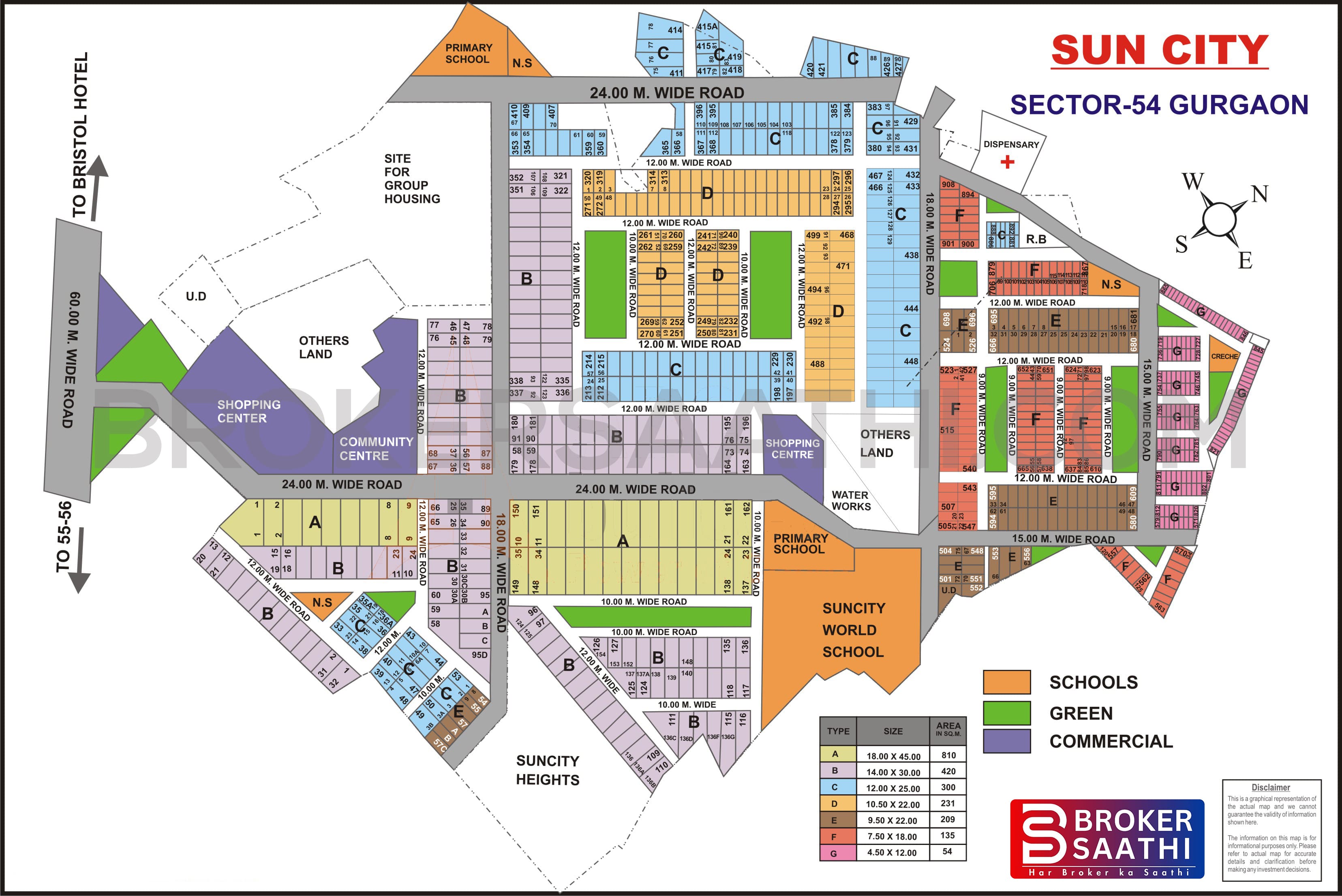 Gurgaon - Suncity Map