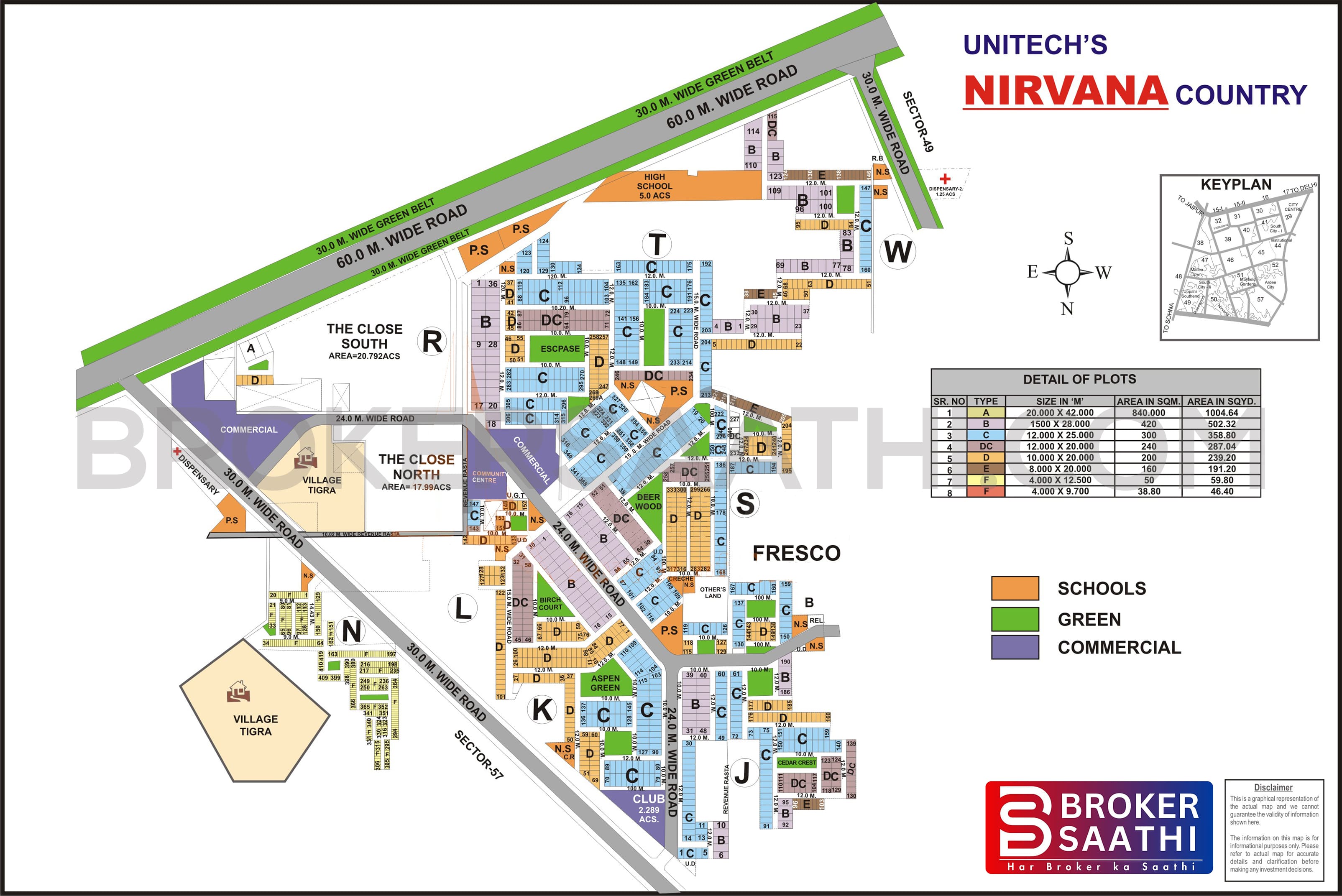 Gurgaon - Nirvana Country Map